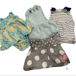 4 pieces cute outfits 6 m